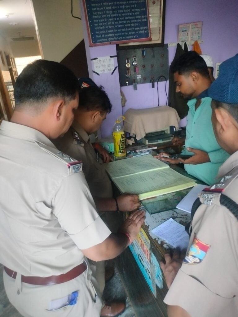 कलियर मेला क्षेत्र में पुलिस द्वारा चलाया गया सघन सत्यापन अभियान।