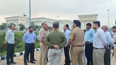 जिला पदाधिकारी गया एवं वरीय पुलिस अधीक्षक गया द्वारा अन्य प्रशासनिक एवं पुलिस पदाधिकारियों तथा कर्मियों के साथ आई आई एम, बोधगया परिसर का निरीक्षण किया गया l 10 IMG 20260819 WA0289