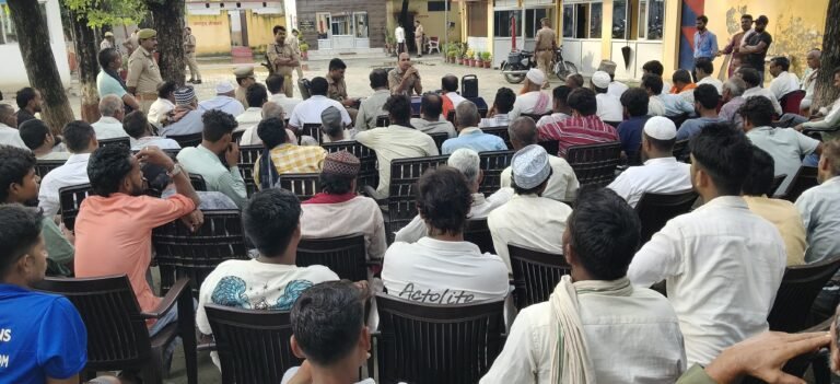 आगामी त्यौहारों को लेकर बौंडी में पीस कमेटी की बैठक हुई संपन्न
