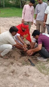 खारड़ा राम कुटिया आश्रम में हरियाला राजस्थान के तहत 15 अगस्त को पोधा रोपण किया। 6 IMG20260815143812 01
