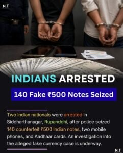 140 नकली भारतीय नोटों के साथ दो युवक गिरफ्तार 2 IMG 20260803 005926
