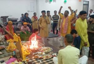 कल रात्रि को श्रावण मास शुक्ल पक्ष पुत्रदा एकादशी पर श्याम लाडली, श्री हरिवंश दुलारी रेणु भगतनी के सानिध्य मे सैनी सभा नारनौल मे श्याम संकिर्तन का आयोजन हुआ। 2 Screenshot 20260824 130841 WhatsApp2