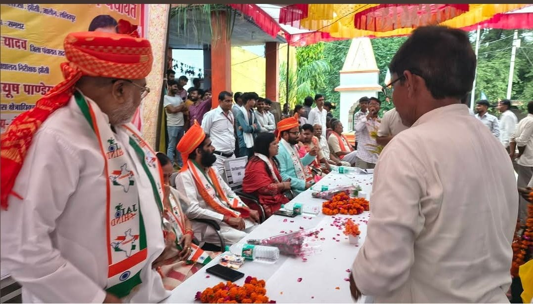 गरौठा तहसील के ग्राम सिमरधा में आज राजकीय हाईस्कूल विद्यालय का भूमि पूजन पंडित द्वारा विधि विधान से किया गया। 4 Screenshot 20260826 072827 Facebook