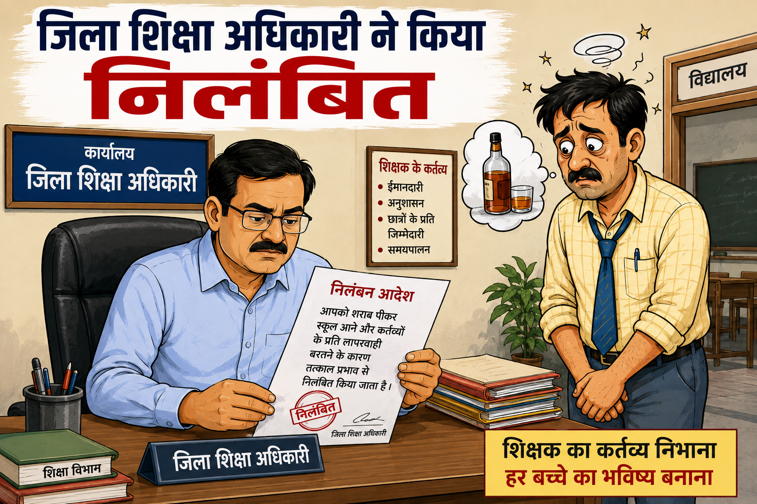 *शराब के नशे में मिले प्रधान पाठक, तत्काल निलंबित*’ 1 file 00000000b5348211bafc3e838c1ce585