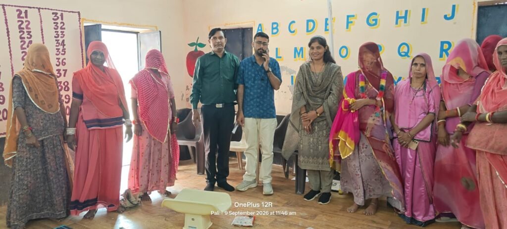 आंगनवाड़ी केंद्र गाँव भाकरीवाला मे मनाया सुपोषण दिवस 1 आंगनवाड़ी केंद्र गाँव भाकरीवाला मे मनाया सुपोषण दिवस - PALI, राजस्थान