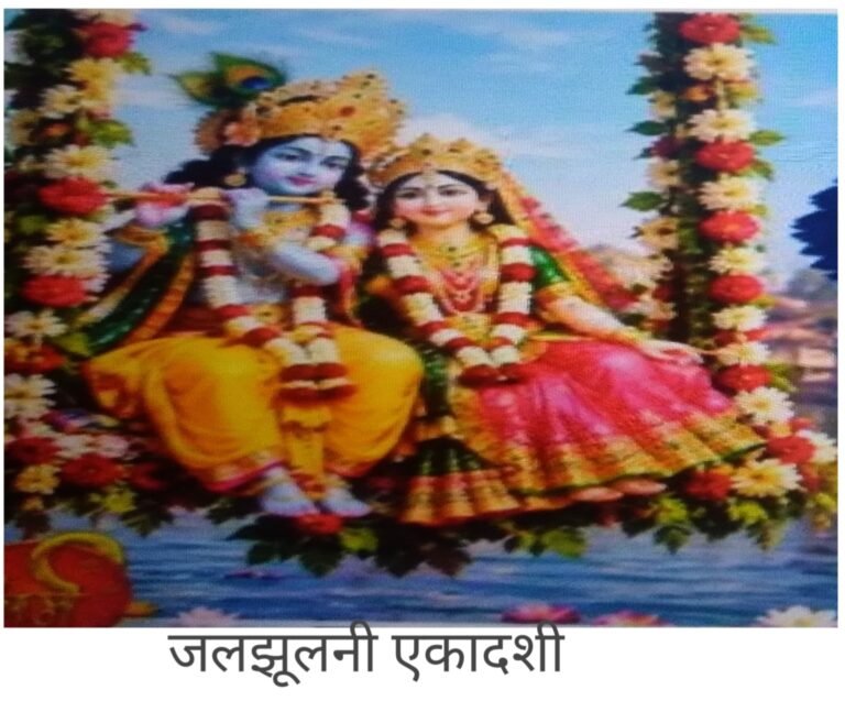 भाद्रपद मास शुक्ल पक्ष एकादशी को जलझूलनी/ परिवर्तनी एकादशी भी कहा जाता है
