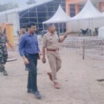 मुख्यमार्ग, बिहार के गया आगमन को लेकर नगर पुलिस अधीक्षक गया एवं अपर समाहर्ता गया द्वारा गांधी मैदान में चल रही तैयारियों का निरीक्षण किया गया l