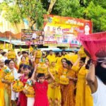 श्रीकृष्ण जन्मभूमि मुक्ति को लेकर महोबा में निकली भव्य कलश यात्रा