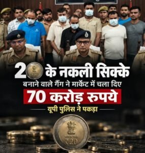 70 करोड़ से ज्यादा के जाली सिक्के बाजार में खपाए, गिरोह के 5 सदस्य गिरफ्तार