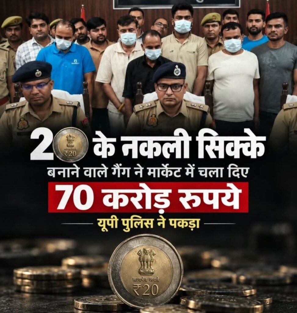 70 करोड़ से ज्यादा के जाली सिक्के बाजार में खपाए, गिरोह के 5 सदस्य गिरफ्तार 1 70 करोड़ से ज्यादा के जाली सिक्के बाजार में खपाए, गिरोह के 5 सदस्य गिरफ्तार - SIDDHARTHNAGAR, उत्तर प्रदेश