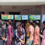 તાલુકા કક્ષાની ચિત્ર સ્પર્ધાના અનુસંધાને આંત્રોલી ખાતે ભવ્ય ચિત્ર પ્રદર્શન