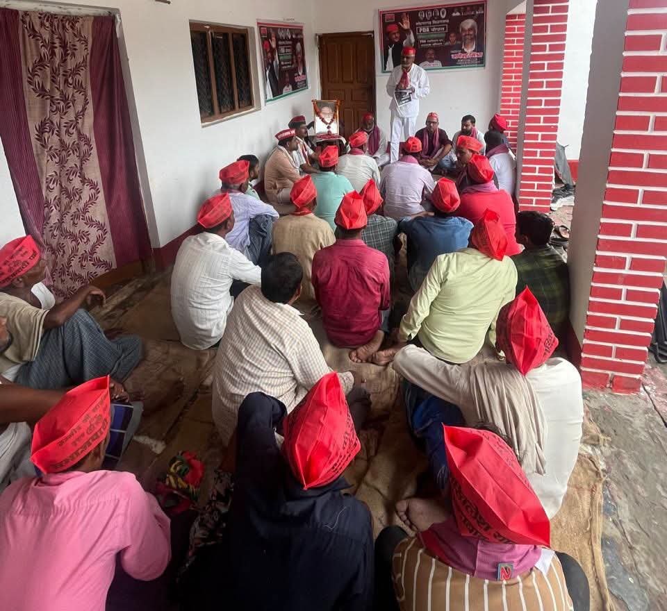 PDA चौपाल में सपा सदस्यता अभियान की शुरुआत, हर बूथ पर 400 सदस्य बनाने का लक्ष्य - SIDDHARTHNAGAR, उत्तर प्रदेश