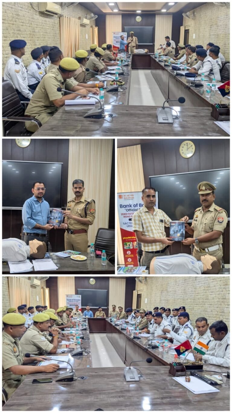 सड़क दुर्घटनाओं में जीवन रक्षा के लिए गाजीपुर पुलिस की सीसी टीमों को मिला विशेष प्रशिक्षण