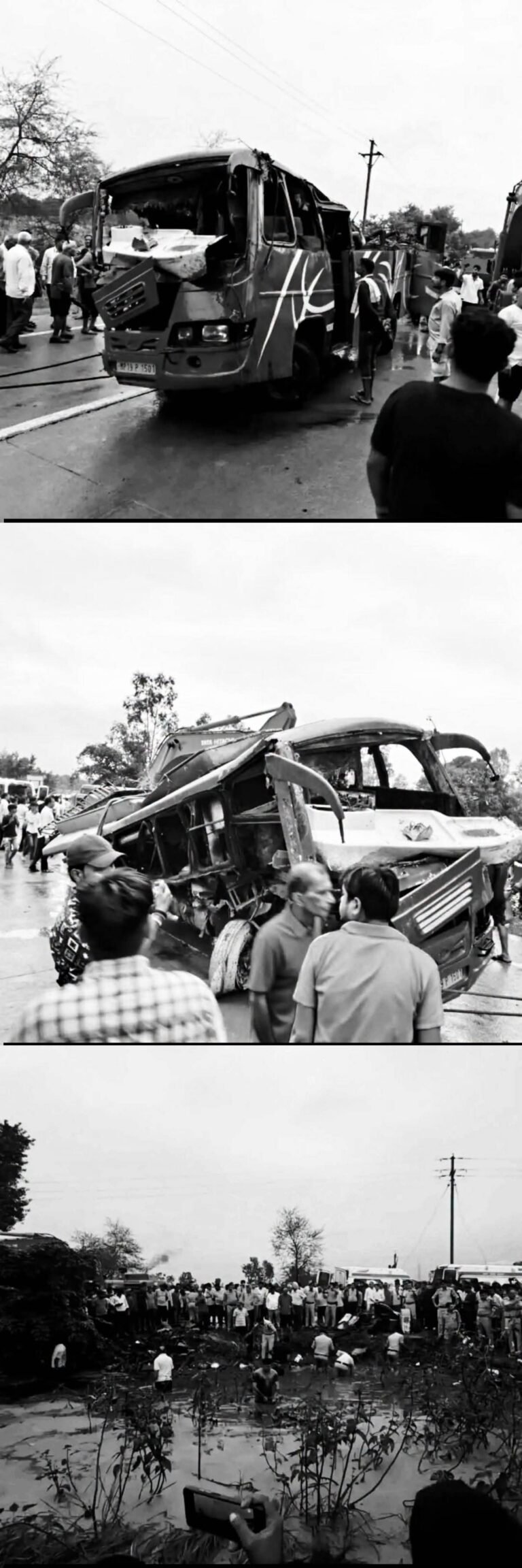 सीधी रीवा हाईवे के बदवार के पास भीषण सड़क हादसा बस और बलकर का हुआ भीषण एक्सीडेंट कई लोग घायल कई लोगों का आकस्मिक निधन मची चीज पुकार