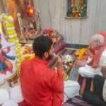 भागवत कथा में आज कृष्ण भगवान का जन्म उत्सव मनाया जाएगा|