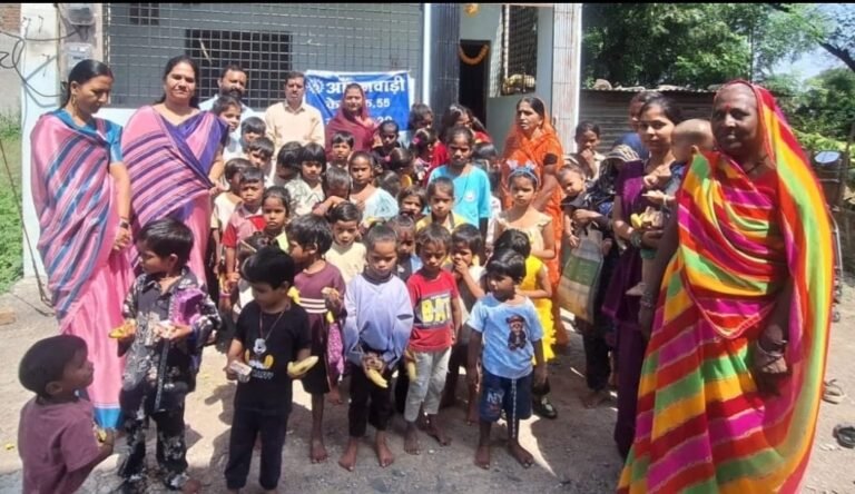 आंगनवाड़ी केंद्र 53 तथा 55 पर आंगन मिलन कार्यक्रम सम्पन्न|