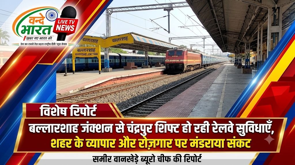 बल्लारशाह जंक्शन से चंद्रपुर शिफ्ट हो रही रेलवे सुविधाएँ, शहर के व्यापार और रोज़गार पर मंडराया संकट 1 बल्लारशाह जंक्शन से चंद्रपुर शिफ्ट हो रही रेलवे सुविधाएँ, शहर के व्यापार और रोज़गार पर मंडराया संकट - चंद्रपूर, महाराष्ट्र