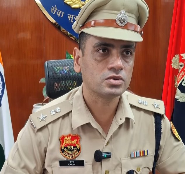 करनाल के नये SP ने संभाला पदभार