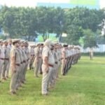 करनाल मे आज साप्ताहिक पुलिस प्रेड का आयोजन किया गया।