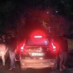 गुरुग्राम मे दबंगो ने की सड़क पर दबंगई।