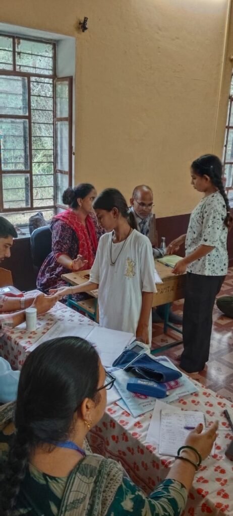 डॉ. भीमराव अम्बेडकर बालिका आवासीय विद्यालय, पावटा में स्वास्थ्य परीक्षण शिविर आयोजित - डीडवाना-कुचामन, राजस्थान