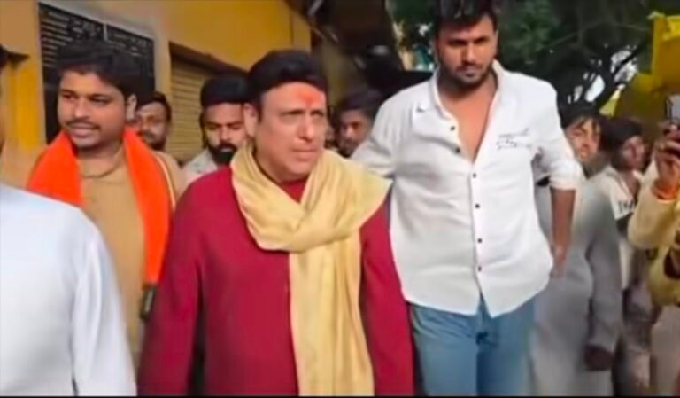 मां बगलामुखी के दरबार पहुंचे गोविंदा, की विशेष पूजा-अर्चना करीब आधे घंटे तक मंदिर में रहे, पुजारी ने विधि-विधान से कराई पूजा