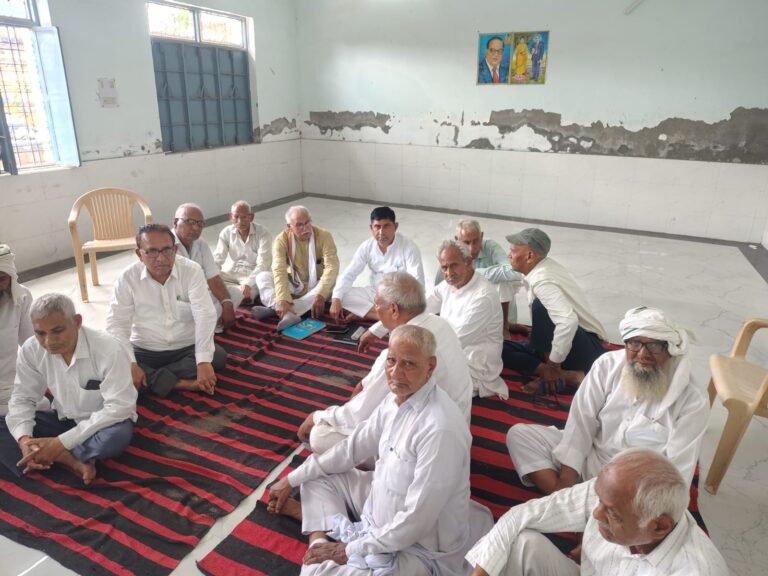 नूह मे रिटायरमेंट कर्मचारी संघ की बैठक आयोजित