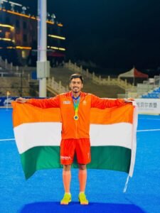 चिराग जौरासी में जूनियर एशिया कप हॉकी टूर्नामेंट में शानदार प्रदर्शन कर देश व क्षेत्र किया नाम रोशन।