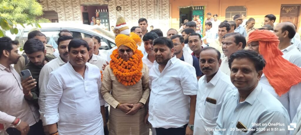 यूपी सरकार के स्वतंत्र प्रभार मंत्री धर्मवीर प्रजापति पहुंचे तावडू। - नूँह, हरियाणा