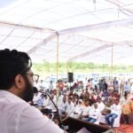 सेवा पर्व के तहत नूह के पिनगवा हुआ गांव पहुंचे राज्यसभा सांसद कार्तिकेय शर्मा