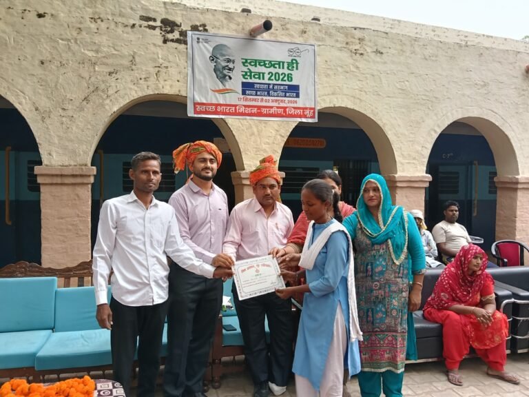 GSSS छपेडा मे स्वच्छता की सेवा 2026, अभियान के तहत जागरूकता कार्यक्रम आयोजित
