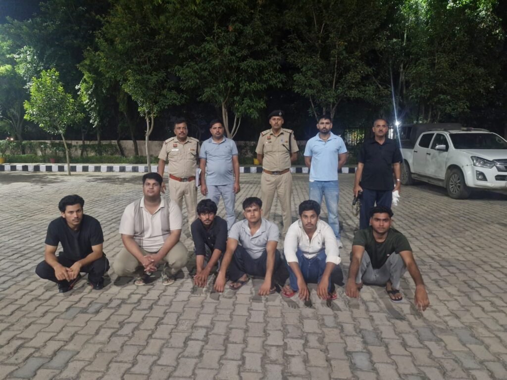 जामिया यूनिवर्सिटी में झगड़े का बदला लेने दिल्ली जा रहे हैं 6 युवक अवैध हथियार सहित गिरफ्तार। - नूँह, हरियाणा