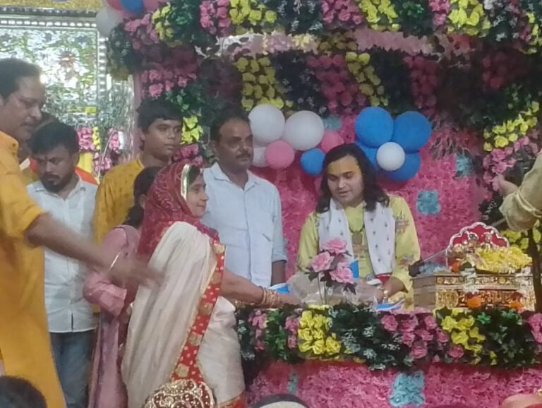 ब्रजेश्वरी मंदिर में भगवद कथा का समापन
