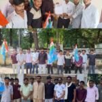 शाहाबाद से दाऊद अहमद खां की मौजूदगी ने प्रदर्शन में स्थानीय भागीदारी को भी प्रमुखता दी।