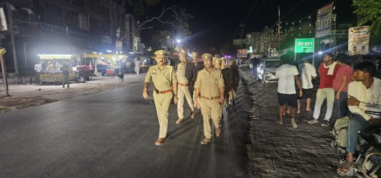 पुलिस अधीक्षक मैनपुरी के निर्देशन में सुरक्षा व कानून-व्यवस्था