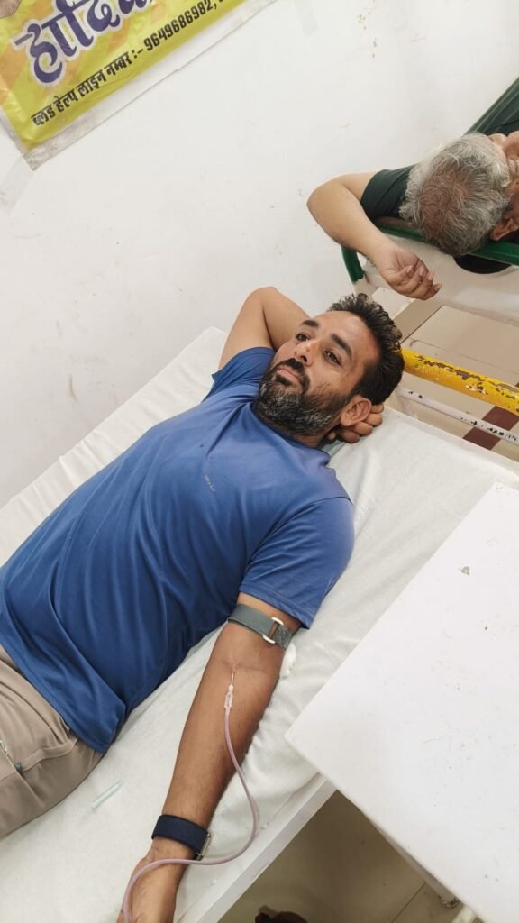 बेगूं उप चिकित्सालय में रक्तदान शिविर, 46 यूनिट रक्त एकत्रित - CHITTORGARH, राजस्थान