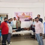 बेगूँ उपजिला चिकित्सालय में 46 यूनिट रक्तदान, 50वीं बार रक्तदान कर ठाकुर लक्की ने पेश की मिसाल