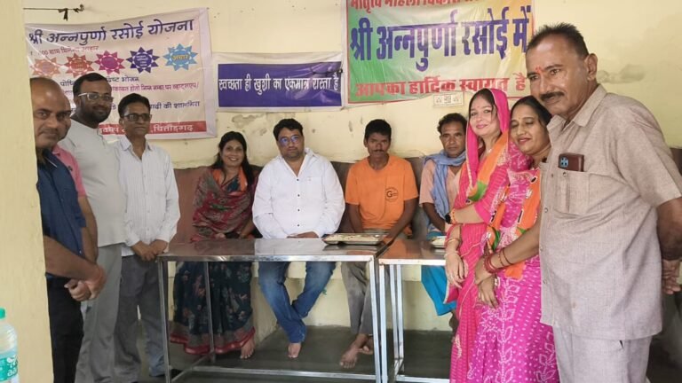 बेगूं में भाजपा ने सेवा संकल्प अभियान के तहत कराया नि:शुल्क भोजन