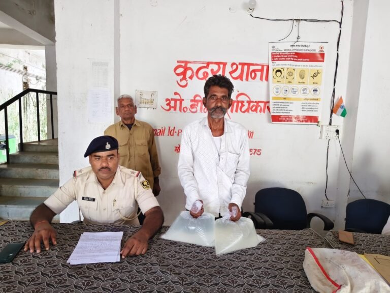 गुप्त सूचना पर कुदरा पुलिस की घेराबंदी, 10 लीटर शराब के साथ शिव बिंद गिरफ्तार