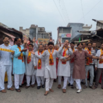 *जन्माष्टमी पर नारनौल में गूंजा राधे-राधे का जयघोष, 16वीं प्रभात फेरी में दिखी भक्ति की अनूठी छटा*