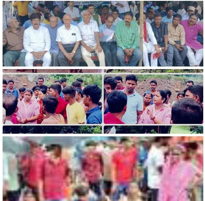 अवैध खनन, भू-धंसान और पुलिस प्रशासन की मनमानी के खिलाफ कतरास में गरमाया जनआक्रोश, सत्याग्रह पर बैठे सैकड़ों लोग