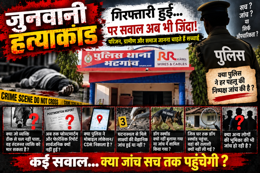 जुनवानी हत्याकांड: थाना प्रभारी शिवकुमार धारी पर कथित लेन-देन और गवाह के बयान को प्रभावित करने का आरोप! - सारंगढ़-बिलाईगढ़, छत्तीसगढ़