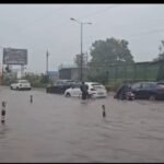 भारी बारिश के चलते दुर्ग -रायपुर हाईवे में जल भराव : रूट डायवर्ट, एडवाइजरी जारी
