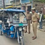 ई-रिक्शा चालकों पर महराजगंज पुलिस का शिकंजा, 91 ई-रिक्शा सीज