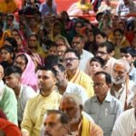 गोरखनाथ मंदिर गोरखपुर में आज श्रीमद्भागवत कथा कथा के पांचवें दिन भक्तों की भारी भीड़