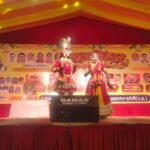 वृंदावन की झांकी एवं राधा कृष्ण की सांस्कृतिक लीलाओं का हुआ भव्य मंचन