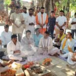 सूर्य मंदिर के बगल में यात्री शेड का हुआ भूमि पूजन पर्यटन विकास परियोजना के तहत यात्री हाल, सोलर लाइट, पेयजल सहित मिलेंगी कई सुविधाएं