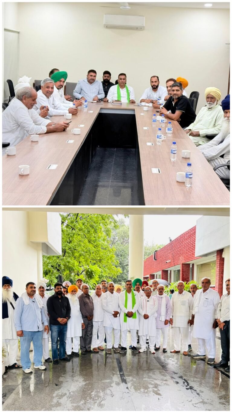 किसान मसीहा चौधरी घासी राम नैन जी की 9वीं पुण्यतिथि को लेकर भारतीय किसान यूनियन नैन एवं भारतीय किसान यूनियन चंडीगढ़ की संयुक्त बैठक आयोजित