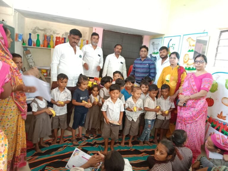 ભાટસણ આંગણવાડી કેન્દ્ર ખાતે આંગણ મિલન સેવા કાર્યક્રમ યોજાયો