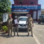 *कोतवाली श्यामपुर* *चैकिंग के दौरान शराब पीकर कार चलाता मिला वाहन चालक*